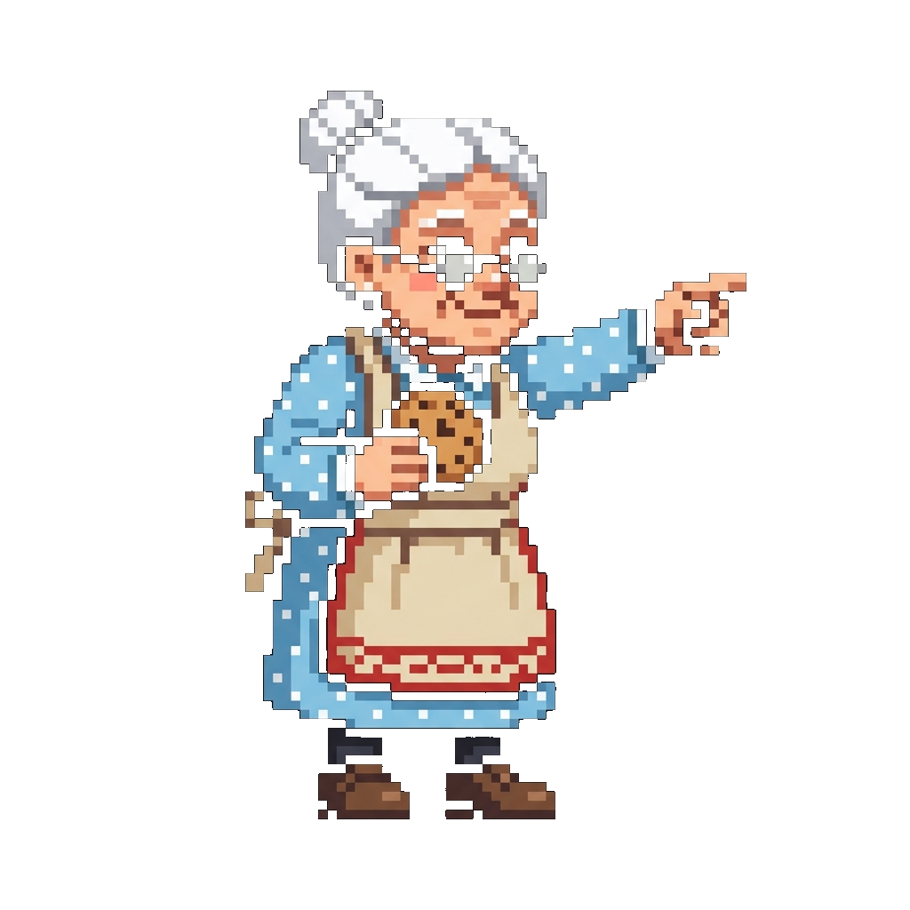 Grandma pixel art